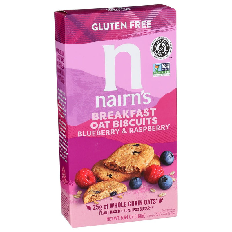 Nairns Biscuits Blbrry Rsbrry - 6 Ounce, Case of 6