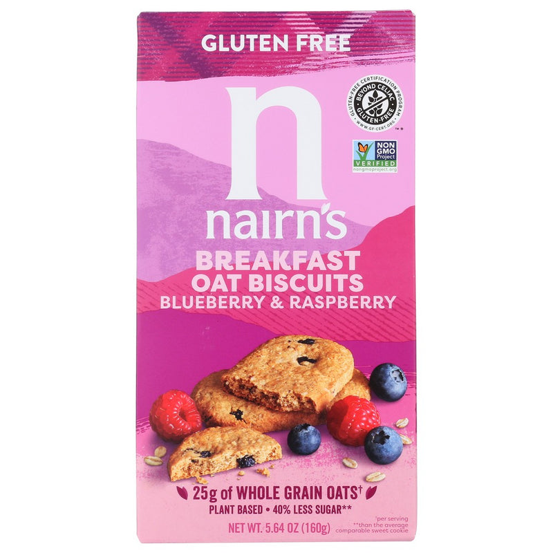 Nairns Biscuits Blbrry Rsbrry - 6 Ounce, Case of 6