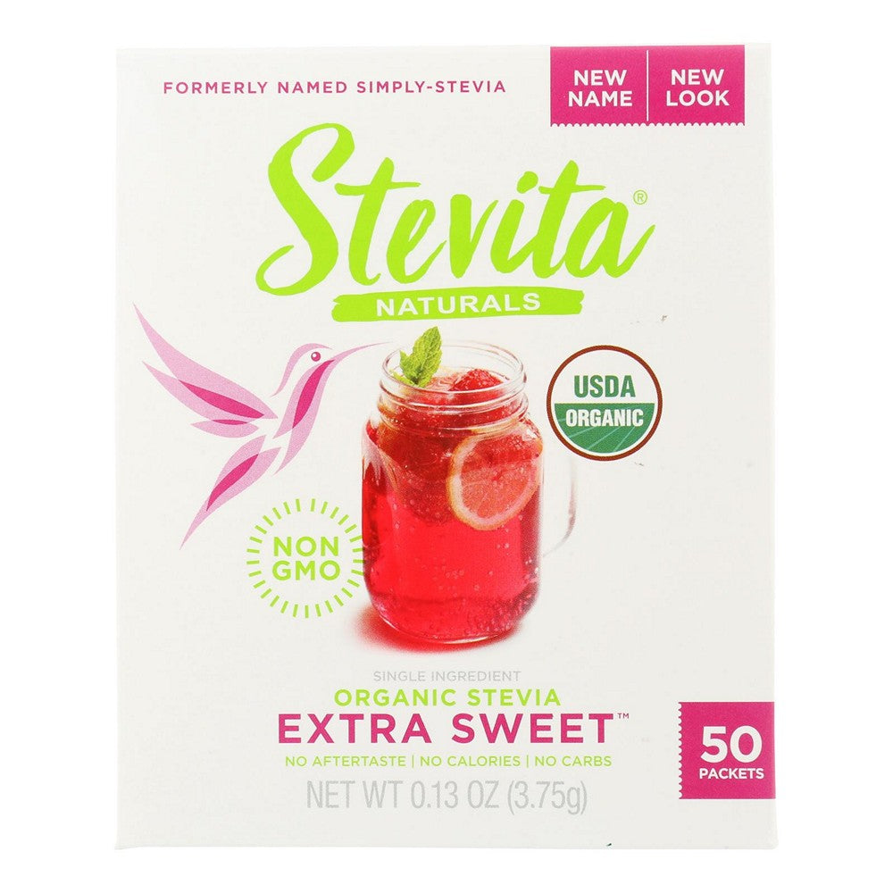 Stevita - Stevia Organic Extra Sweet - Case of 6-.13 OZ