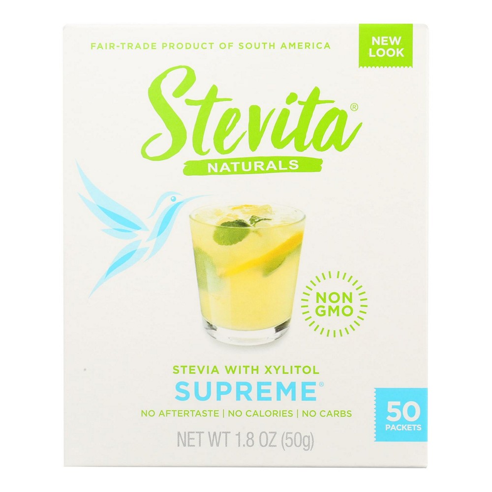 Stevita - Stevia Supreme Packets - Case of 6-50 PKT