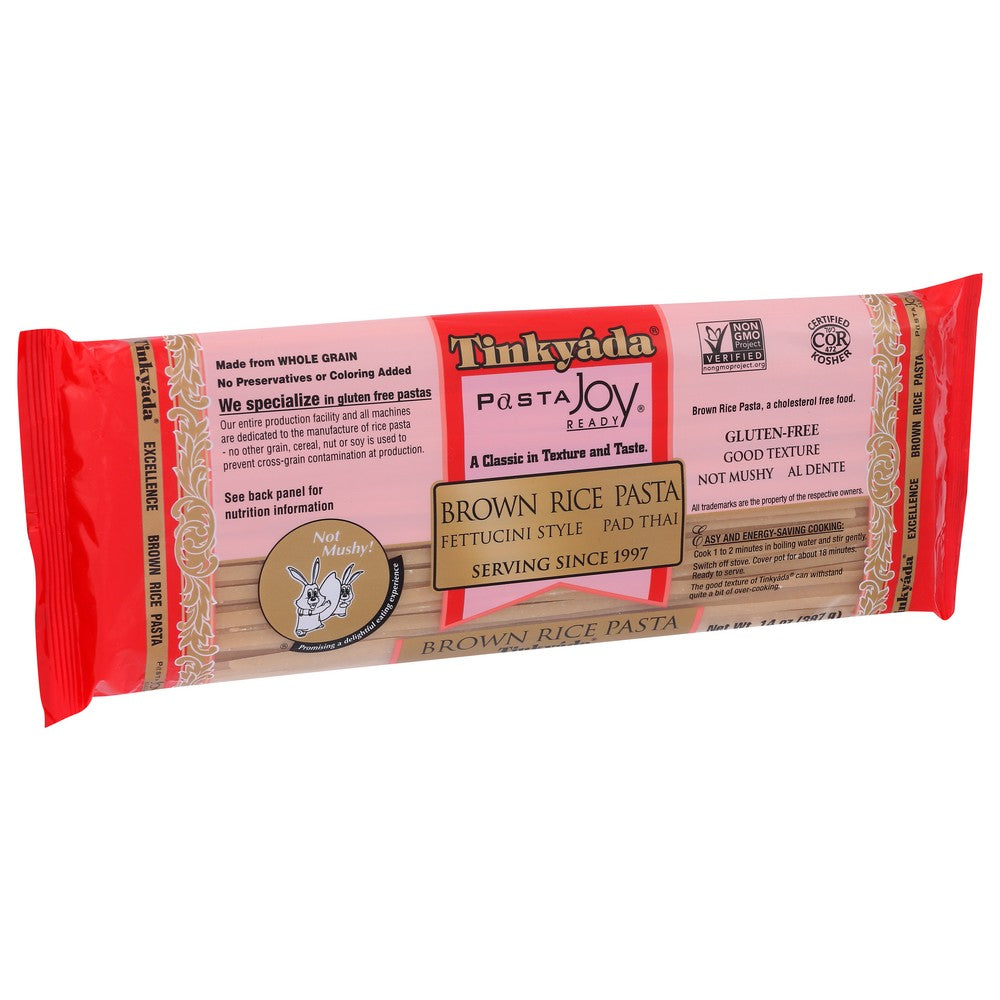 Tinkyada Pasta Brown Rice Fettucini - 14 Ounce,  Case of 12