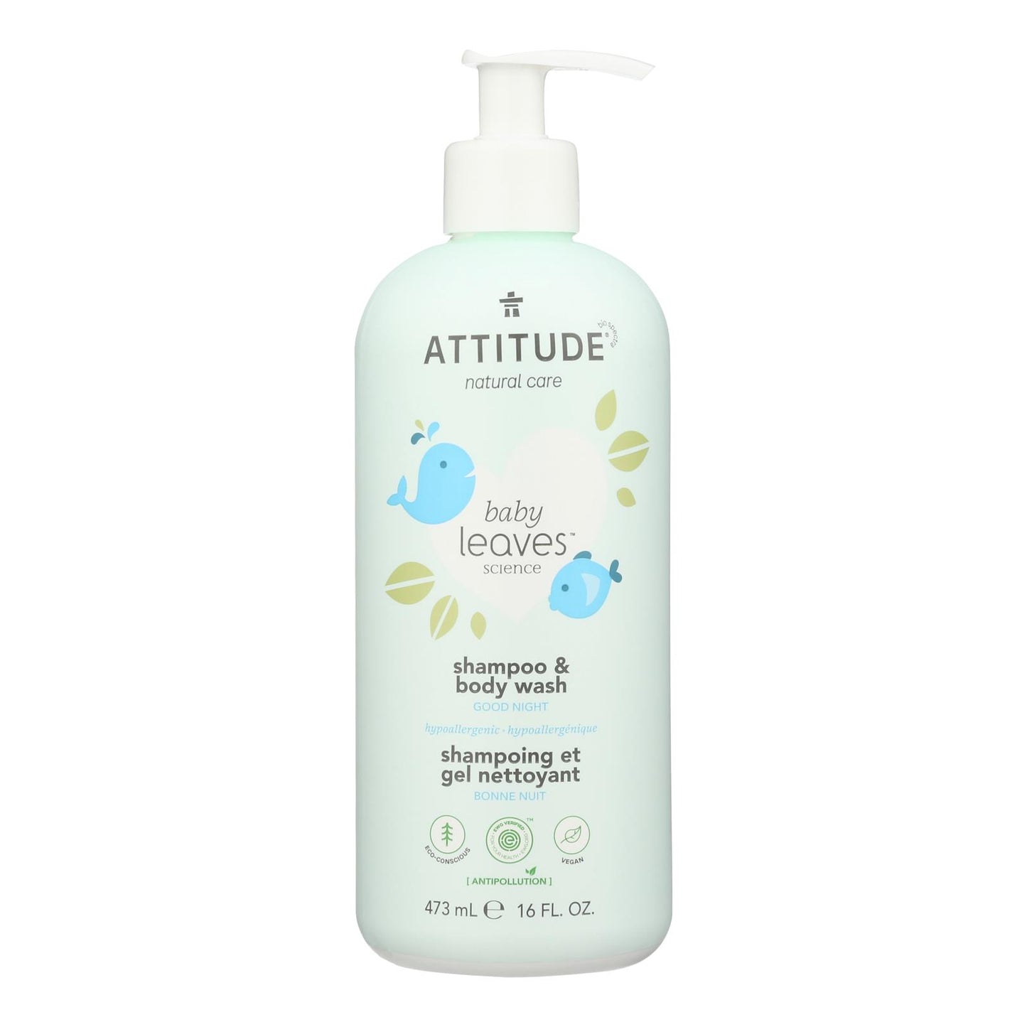 Attitude - Baby Wash 2in1 Good Nite - 1 Each 1-16 Ounce