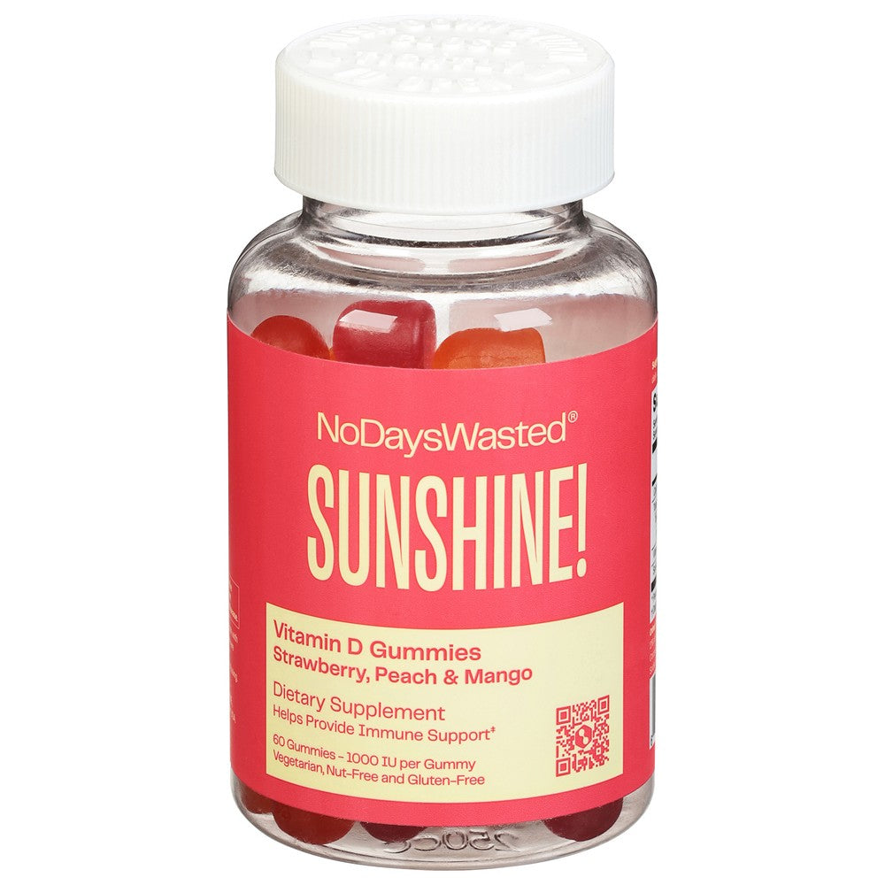 No Days Wasted - Gummy Sunshine Vit D - EA of 1-60 CT