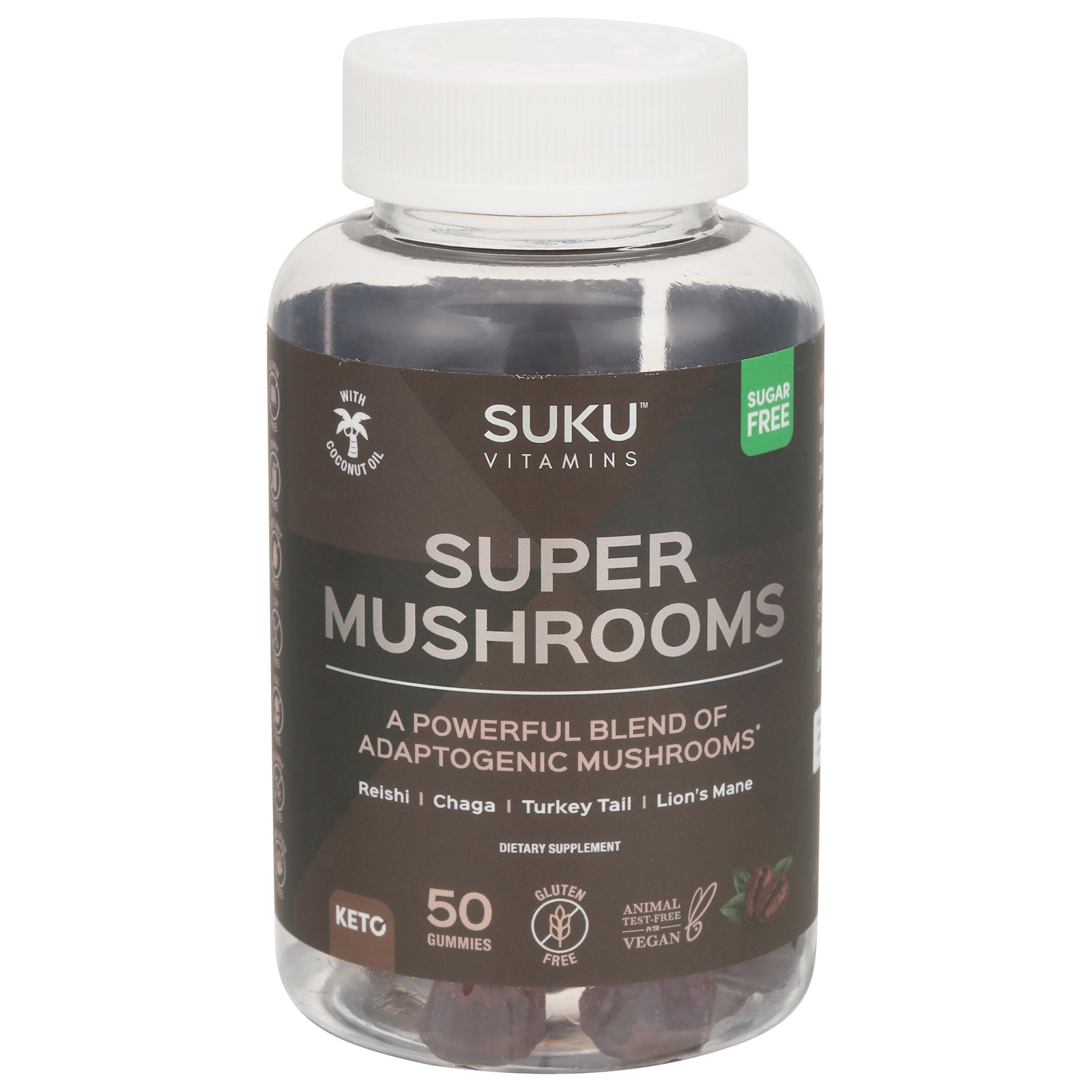 Suku Vitamins - Gummy Super Mushrooms - 1 Each-50 CT