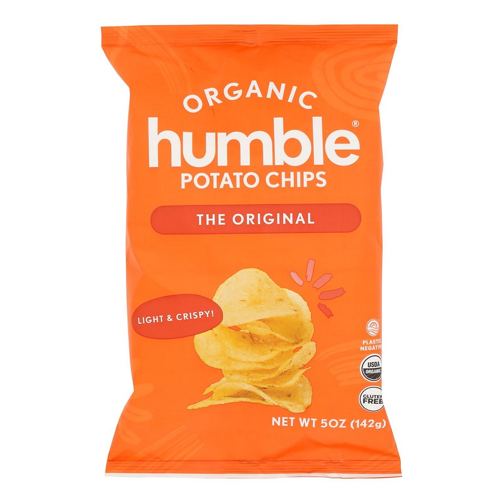 Humble Potato Chips - Chips Potato Original - Case of 12-5 OZ