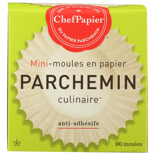 Paper Chef Parchment Cup Mini - 90 Piece,  Case of 12