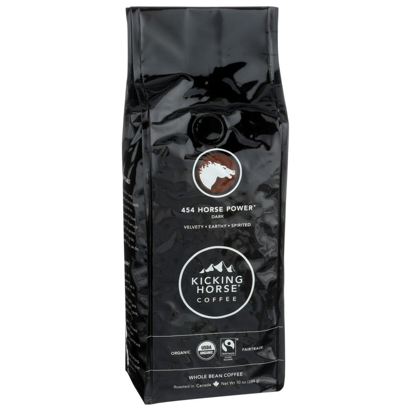 Kicking Horse Coffee 454 Hrs Pwr Drk Roasted B - 10 Ounce, Case of 6