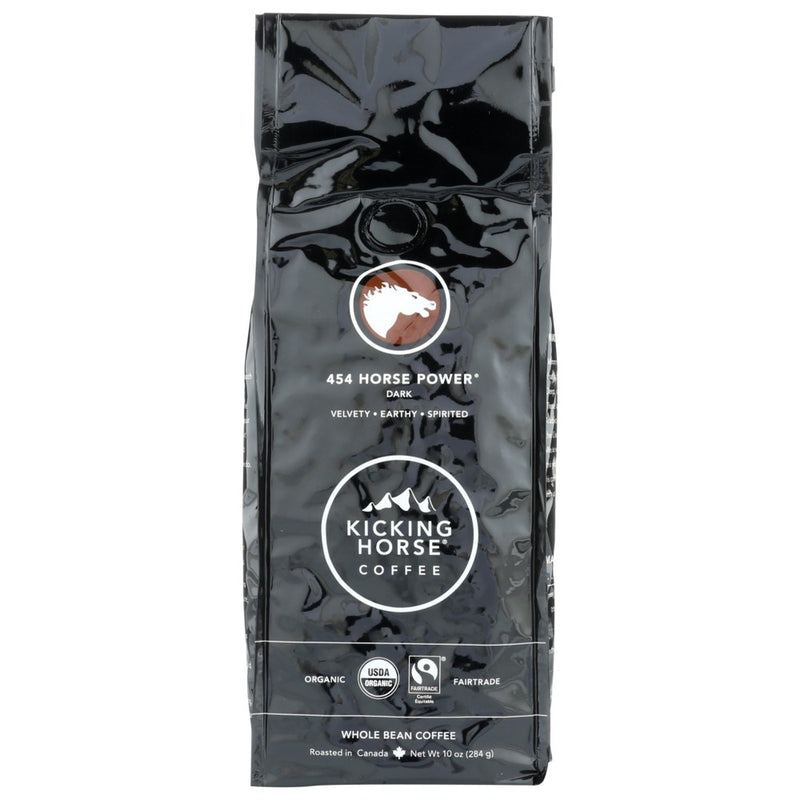 Kicking Horse Coffee 454 Hrs Pwr Drk Roasted B - 10 Ounce, Case of 6