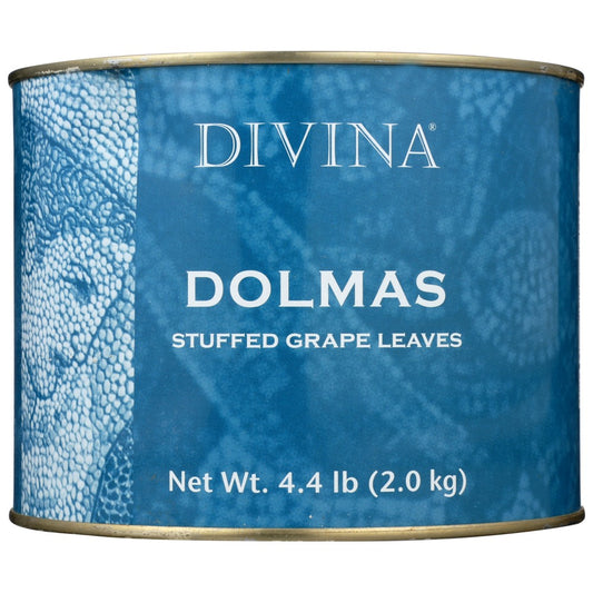 Divina , Divina, Dolmas, Bulk Stuffed Grape Leaves, 4.4 Lb.,  Case of 6