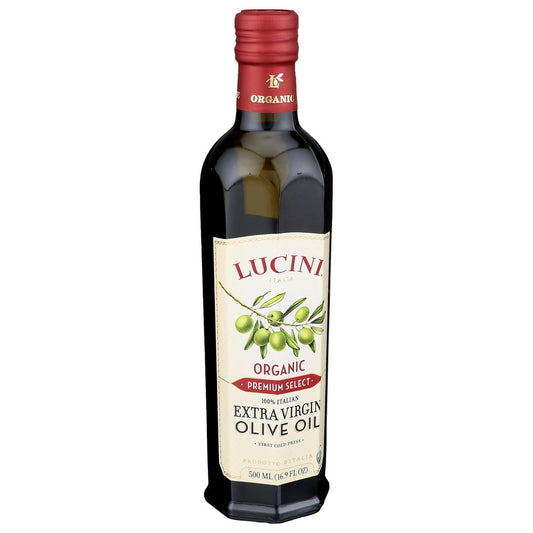 Lucini Prem Select Organic Evoo 500 - 17 Ounce,  Case of 6