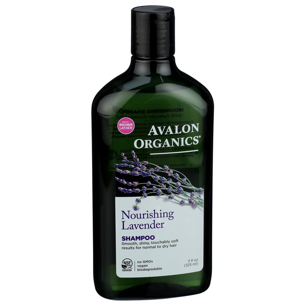 Avalon Organicanics Av35100, Avalon Organicanics Nourishing Lavender Shampoo, 11 Oz.,  Case of 1