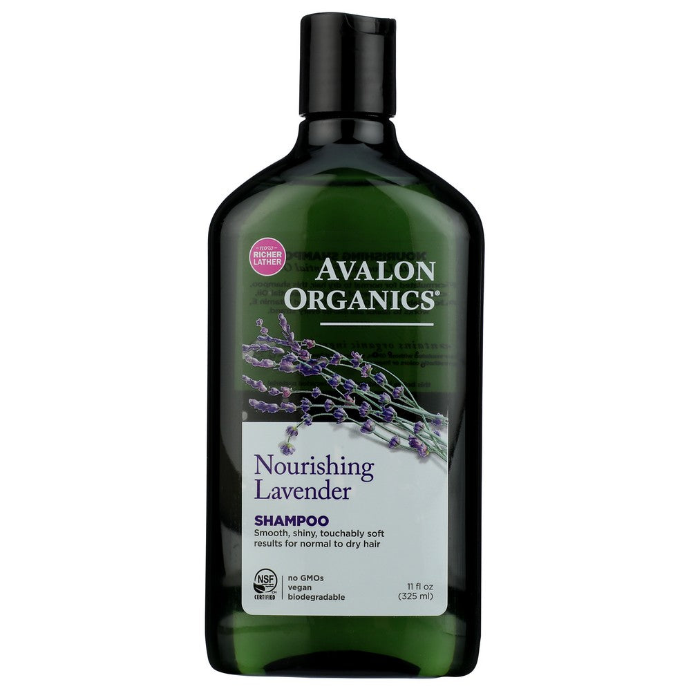 Avalon Organicanics Av35100, Avalon Organicanics Nourishing Lavender Shampoo, 11 Oz.,  Case of 1