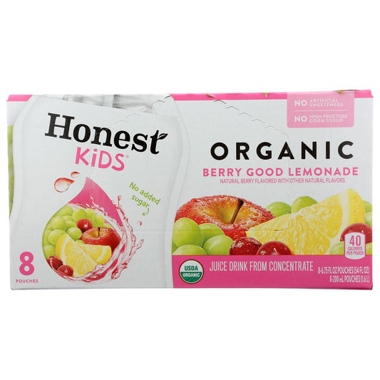 Honest Kids Juice Berry Lemonade 8pk - 54 Fluid Ounce,  Case of 4