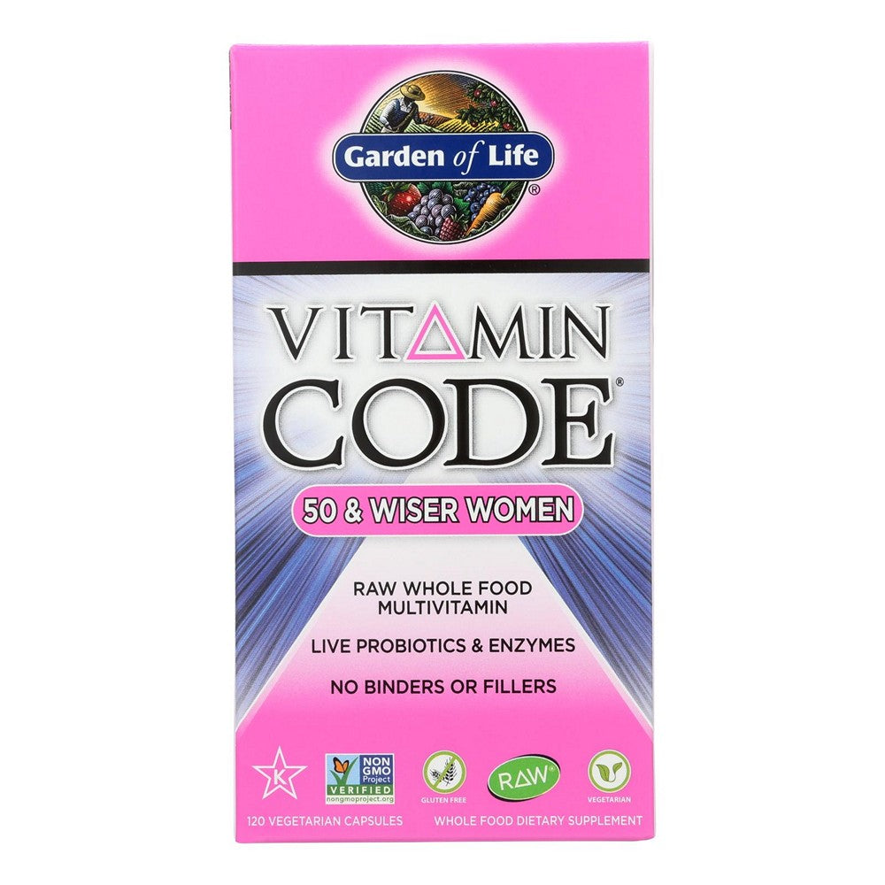 Garden Of Life - Vitmn Code 50 Women Multi - EA of 1-120 CAP
