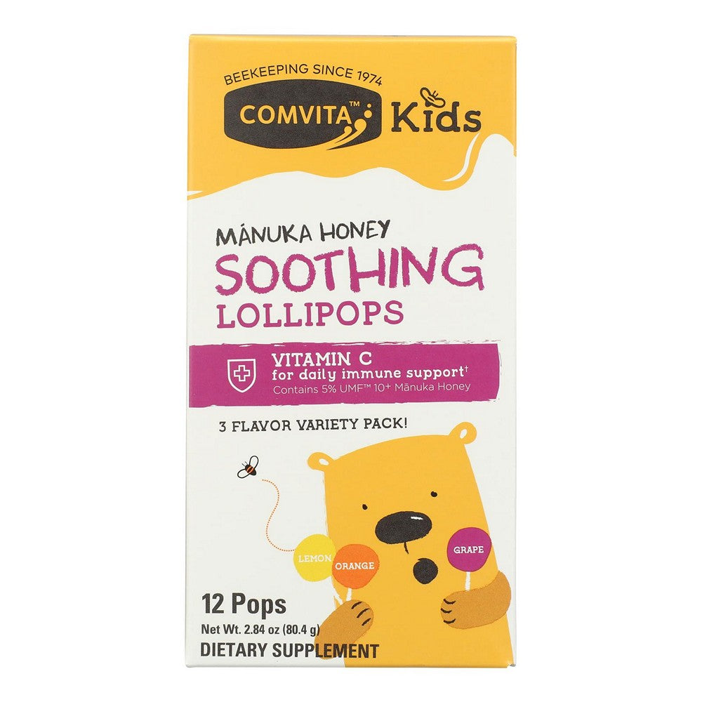 Comvita - Honey Manuka Soothing Pop - EA of 1-12 CT