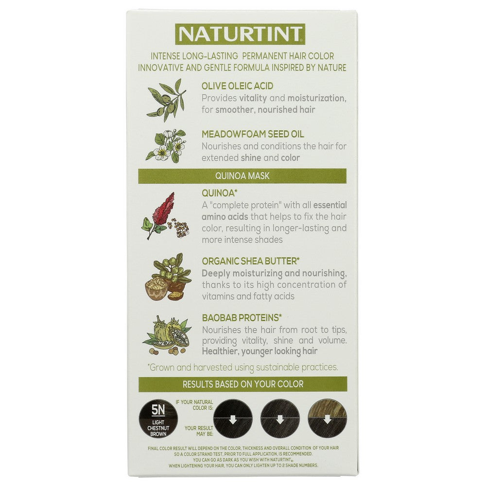 Naturtint® 60003, 5N Light Chestnut Brown Permanent Hair Color 5.75 Fluid Ounce,  Case of 3