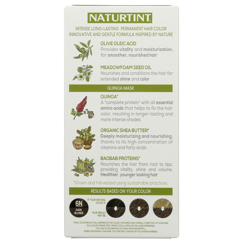 Naturtint® 60004, 6N Dark Blonde Permanent Hair Color 5.75 Fluid Ounce,  Case of 3