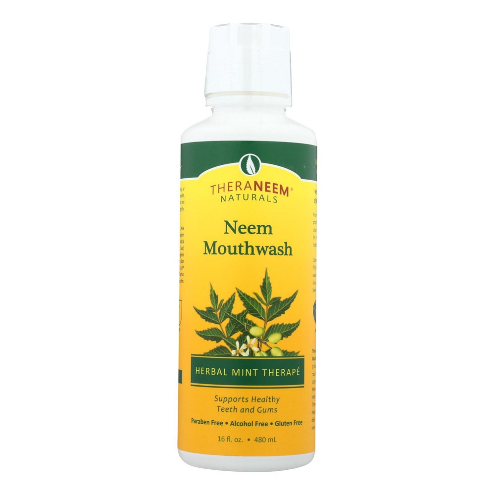 Theraneem Naturals - Mouthwash Neem Herbal Mint - EA of 1-16 FZ