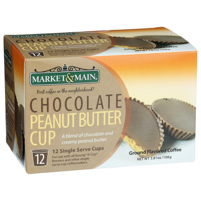 Market And Main Coffee Coffee Chocolate Pb Sng - 12 Each, Case of 6