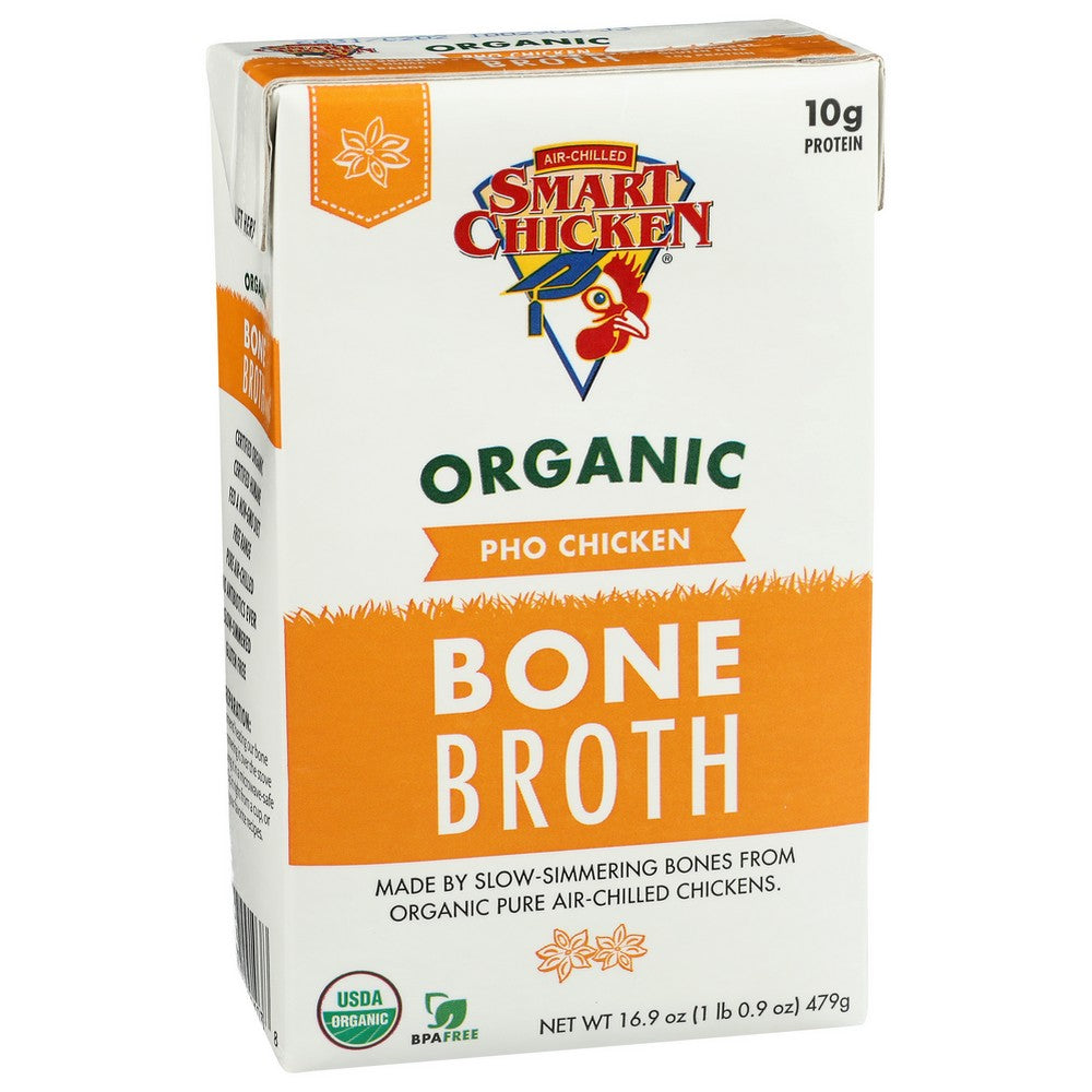 Smart Chicken® 91036,  Organicanic Bone Broth 16.9 Ounce,  Case of 6