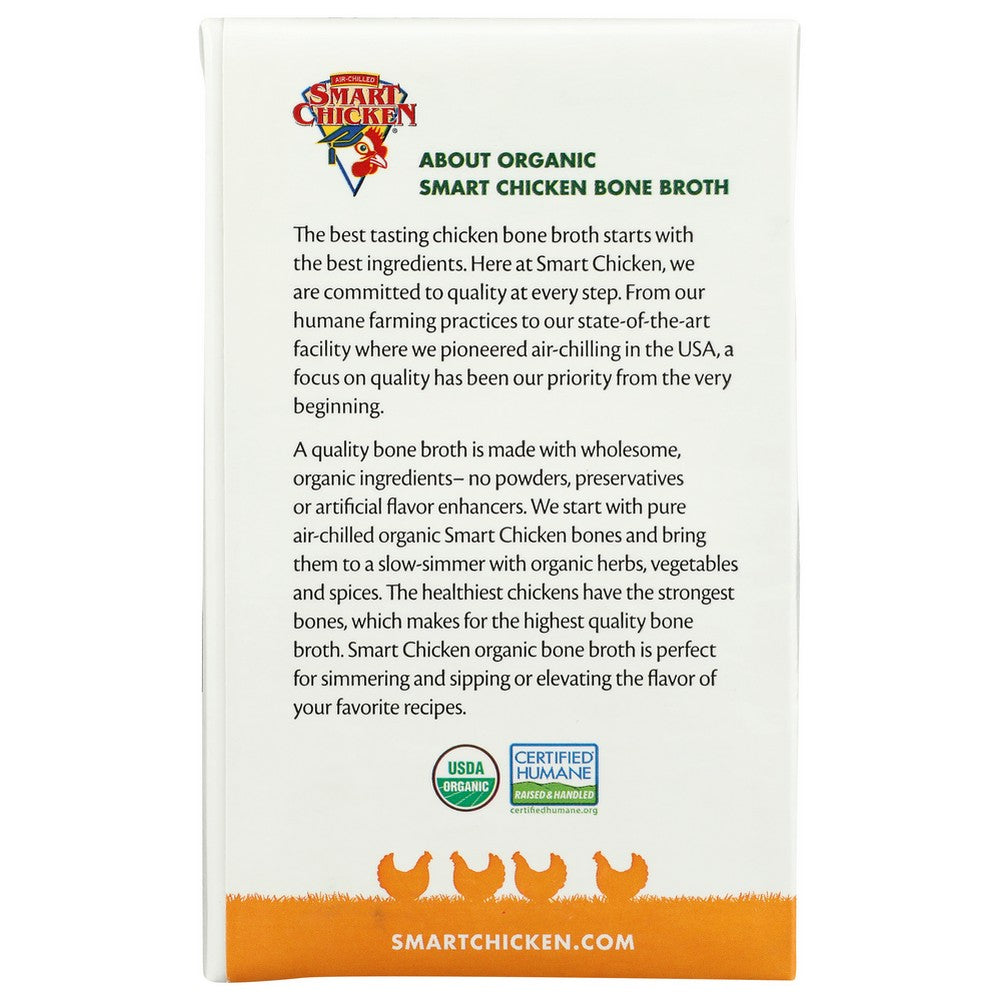 Smart Chicken® 91036,  Organicanic Bone Broth 16.9 Ounce,  Case of 6