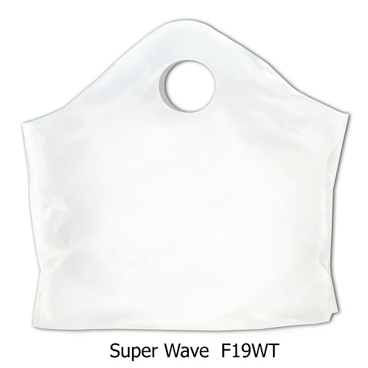 Command Packaging White Stock Wave Carry-Out Bag - 500 Each - Per Case
