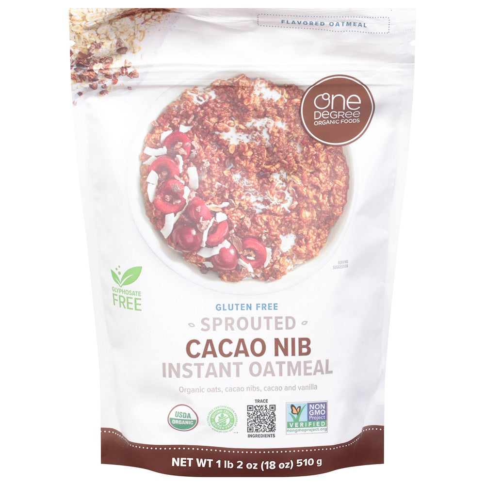 One Degree Organic Foods - Sprt Otml Og2 Cacao Nib - Case of 6-18 OZ