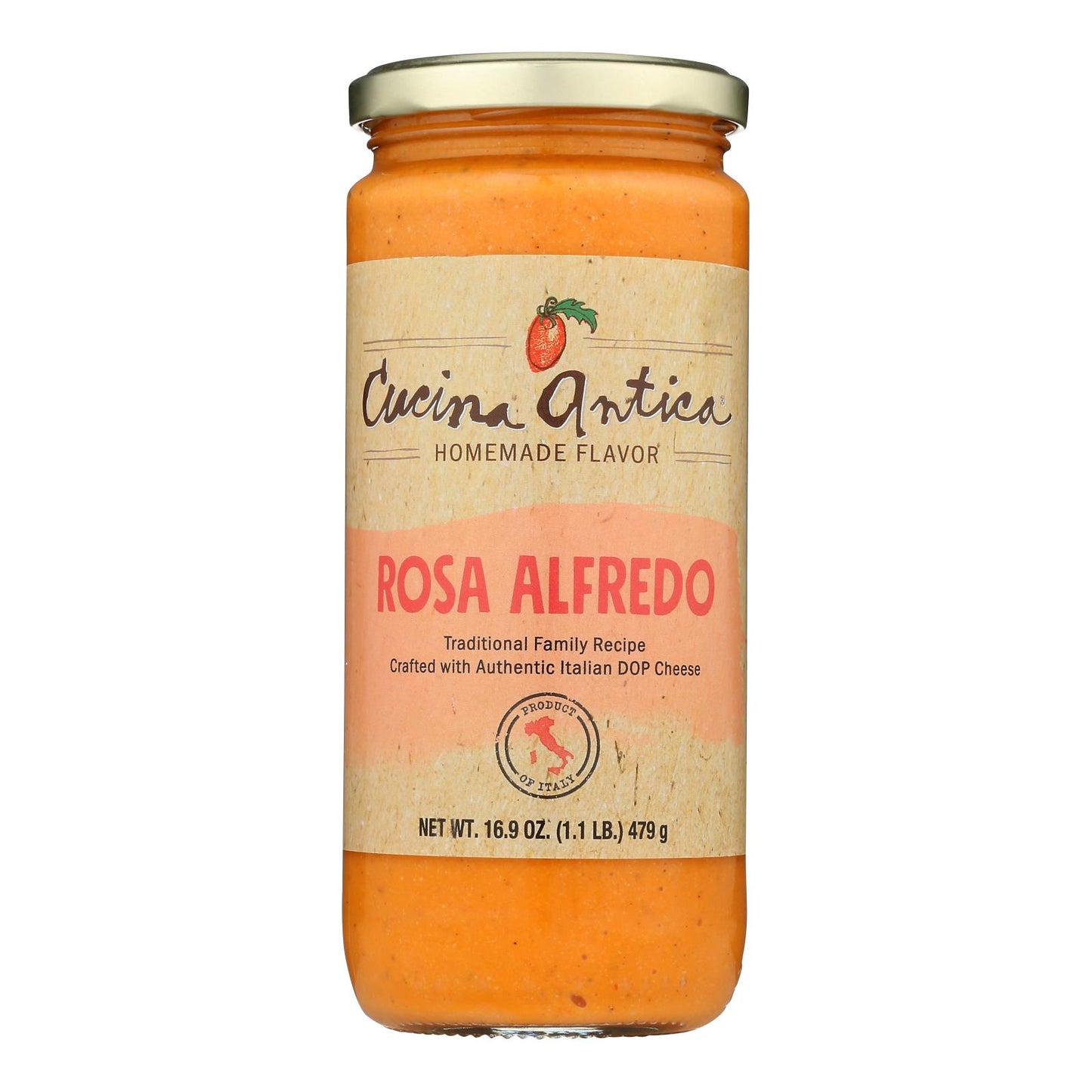 Cucina Antica - Alfredo Sauce Rosa - Case of 6-16.9 Ounce