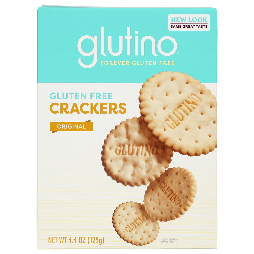 Glutino® 10028, Original Crackers 4.4 Ounce,  Case of 6