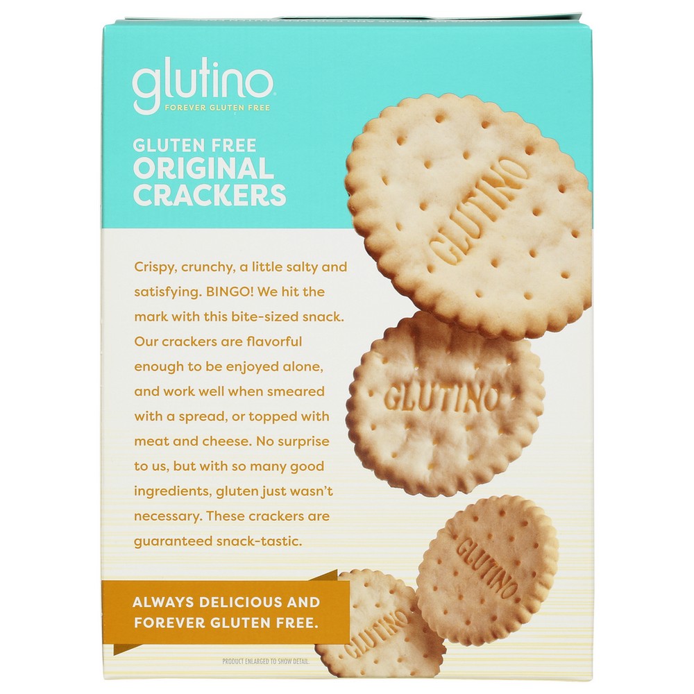 Glutino® 10028, Original Crackers 4.4 Ounce,  Case of 6