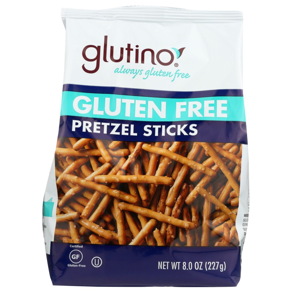 Glutino® 10028, Stick Bag Pretzels 8 Ounce,  Case of 12