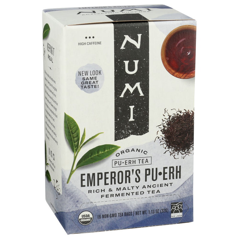 Numi Teas Tea Emperors Puerh - 16 Bag, Case of 6