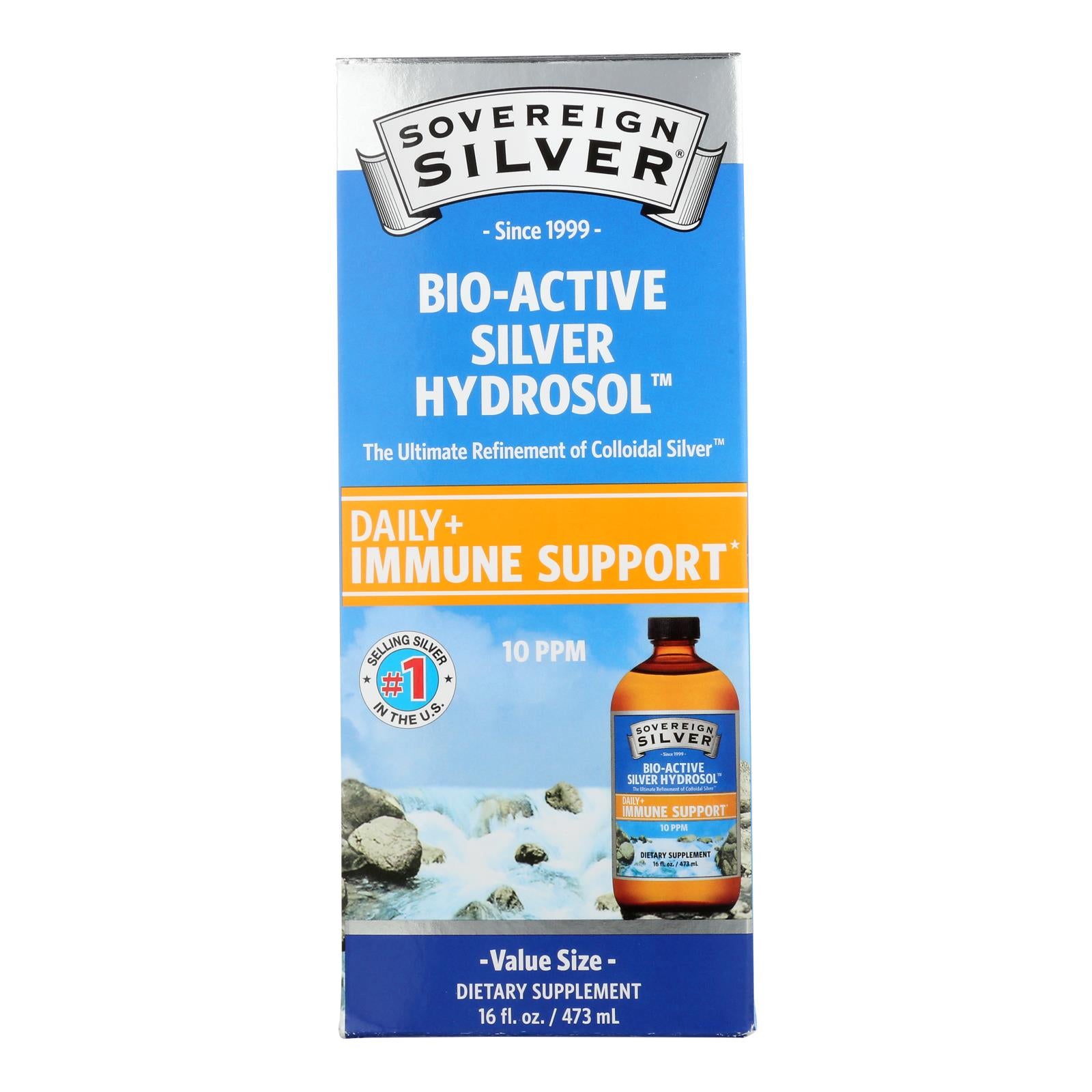 Sovereign Silver - Immune Support Liquid - 1 Each-16 Fluid Ounce