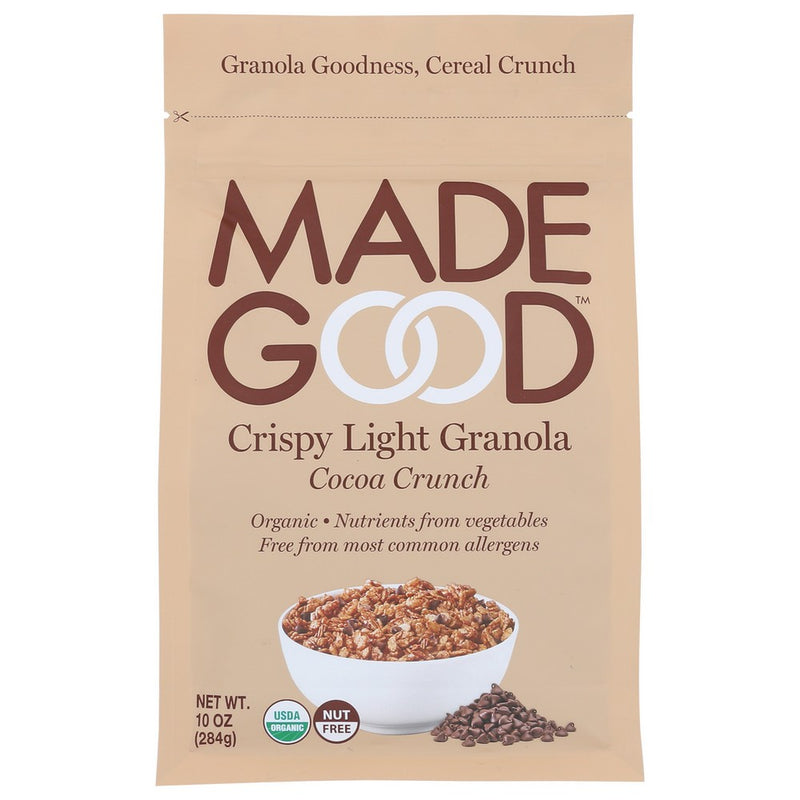 Madegood Granola Cocoa Crnch Light - 10 Ounce, Case of 8