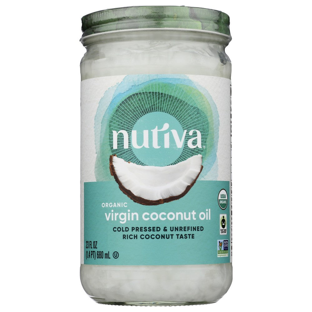 Nutiva Oil Coconut Vrgn - 23 Fluid Ounce,  Case of 6