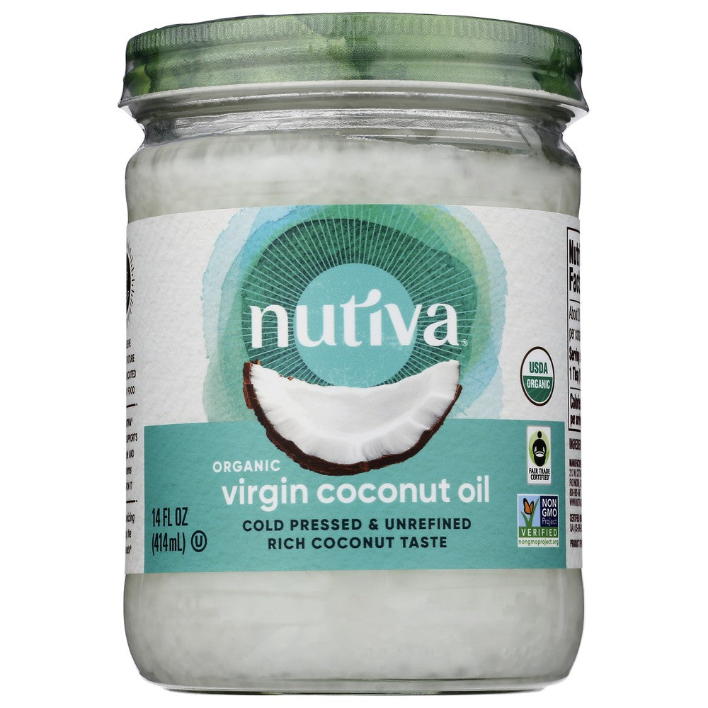 Nutiva Oil Coconut Virgin - 14 Fluid Ounce,  Case of 6