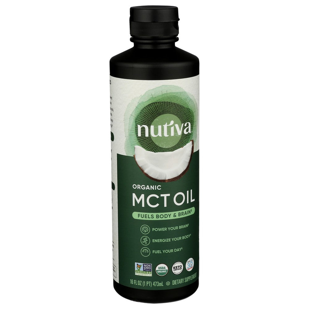 Nutiva Mct102, Nutiva Organicanic Mct Oil, 16 Oz.,  Case of 1