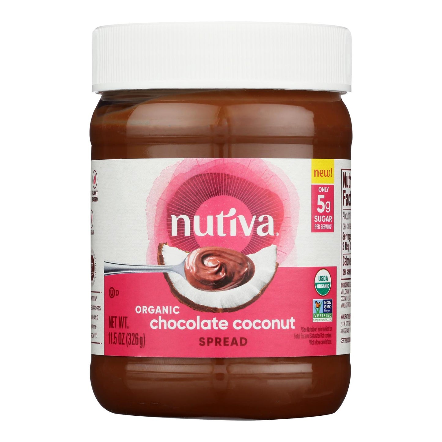 Nutiva - Spread Chocolate Coconut - Case of 6-11.5 Ounce