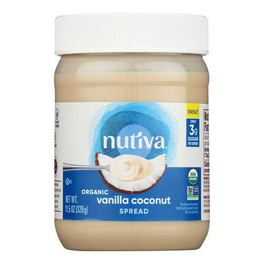 Nutiva - Spread Vanilla Coconut - Case of 6-11.5 Ounce