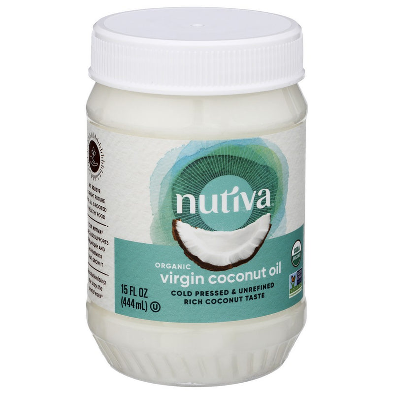 Nutiva Oil Coconut Unrf - 15 Fluid Ounce, Case of 12