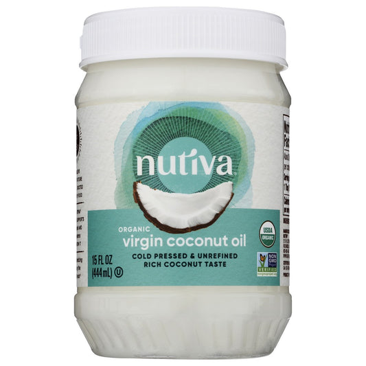 Nutiva Coc601, Nutiva Coconut Oil, Virgin, 15 Fl. Oz.,  Case of 12