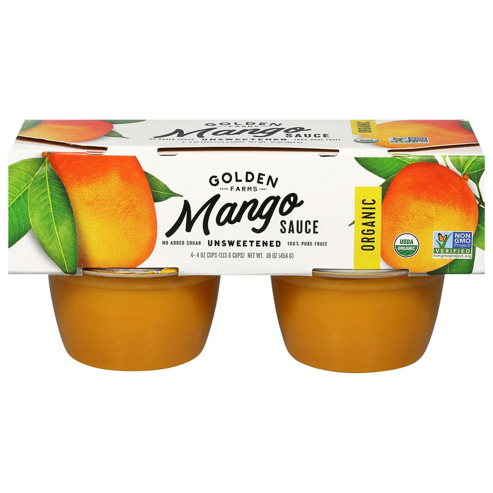 Golden Farms - Sauce Cups Og2 Mango - Case of 9-4/4 FZ