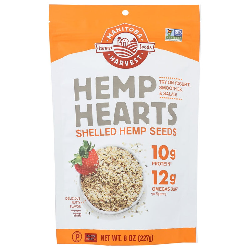 Manitoba Harvest Hemp Seed Shelled - 8 Ounce, Case of 8