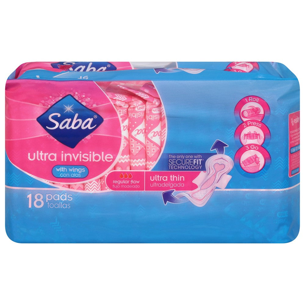 Saba - Pads Ultra Thin - Case of 12-18 CT