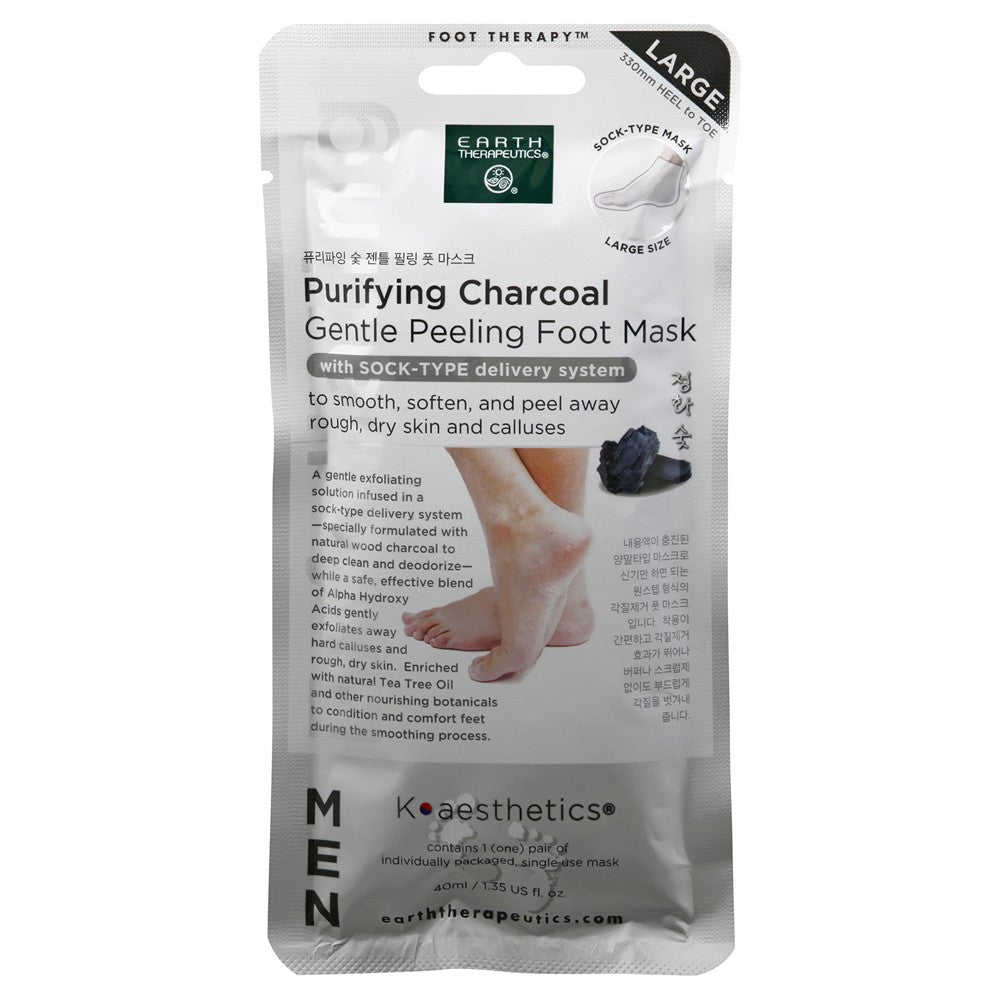Earth Therapeutics - Peeling Ft Msk Chrcl 1pr - EA of 1-1 PAIR