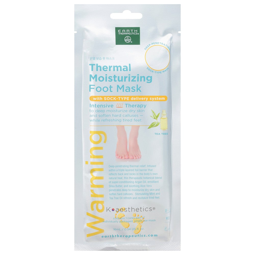 Earth Therapeutics - Foot Mask Thermal Moist - EA of 1-1 PAIR