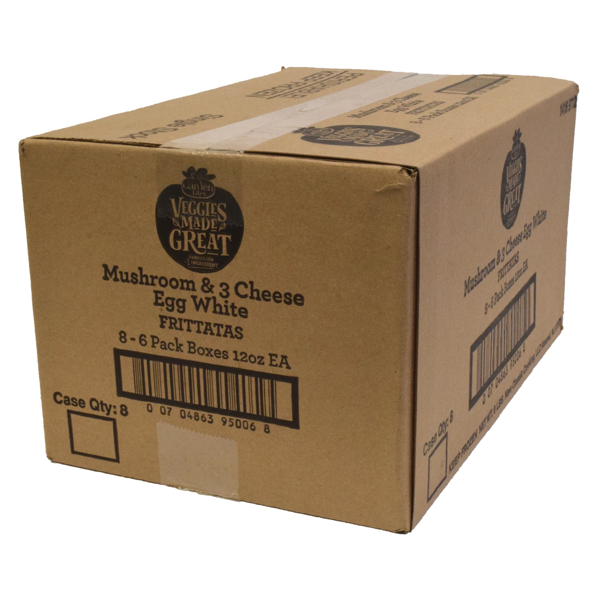 Veggie Made Great Mushroom & Cheese Frittata 12 Ounce Size - 8 Per Case
