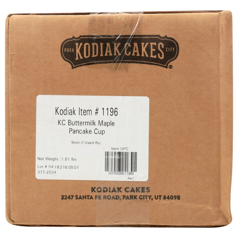 Kodiak Cakes 2001002003, Kodiak Cakes Flapjack On The Go Cup, Buttermilk And Maple, 2.15 Oz.,  Case of 12