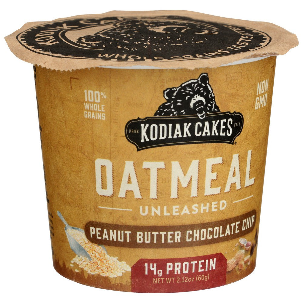 Kodiak Cakes® 1349, Peanut Butter Chocolate Chip Oatmeal In A Cup 2.12 Ounce,  Case of 12