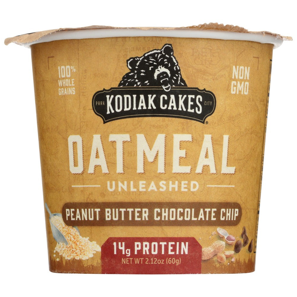 Kodiak Cakes® 1349, Peanut Butter Chocolate Chip Oatmeal In A Cup 2.12 Ounce,  Case of 12